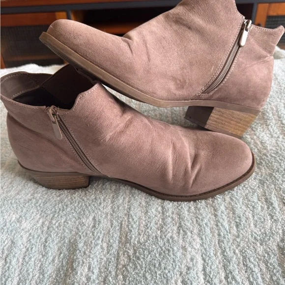 Torrid Taupe Ankle Booties - Picture 1 of 3